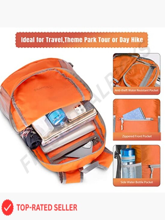 Ultra Lightweight Packable Hiking Backpack 20L Travel Daypack Foldable main image 4